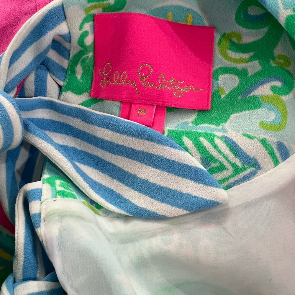 Lilly Pulitzer Jackie Dress - Pink and Blue - Picture 5 of 5